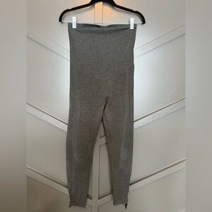 🌀 a: glow Charcoal Maternity Leggings with side tie detail